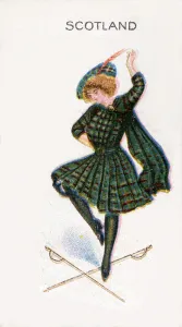 Scotland, cigarette card, 1915 (colour litho) Scotland, cigarette card, 1915 (colour litho)