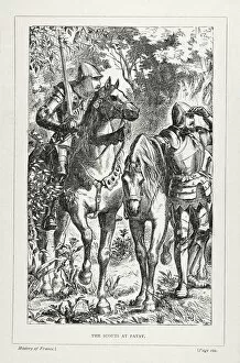 Images Dated 25th September 2007: The Scouts at Patay, from The History of France, by Emile de Bonnechose