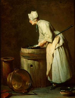 The Scullery Maid, 1738 (oil on canvas) The Scullery Maid, 1738 (oil on canvas)