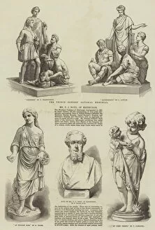 English Rose Gallery: Sculptures and Statuary (engraving)