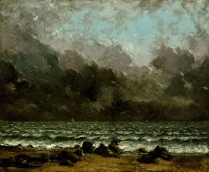 The Sea, c.1865 (oil on canvas)