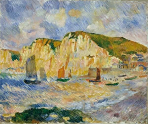 Sea and Cliffs, c.1885 (oil on canvas)