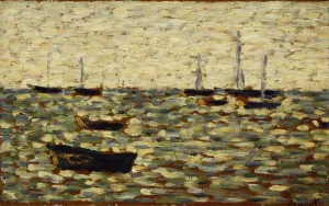 The Sea at Grandcamp; La Mer a Grandcamp, 1885 (oil on panel) The Sea at Grandcamp; La Mer a Grandcamp, 1885 (oil on panel)