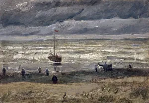 Sea at Scheveningen par Gogh, Vincent, van (1853-1890). Oil on canvas, size : 34,5x61 Sea at Scheveningen par Gogh, Vincent, van (1853-1890). Oil on canvas, size : 34,5x61