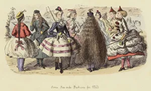 Some Sea-side Fashions for 1863 (coloured engraving) Some Sea-side Fashions for 1863 (coloured engraving)