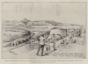 Seaforth Highlanders and the 23rd Royal Welsh Fusiliers watching the Fighting between Seaforth Highlanders and the 23rd Royal Welsh Fusiliers watching the Fighting between