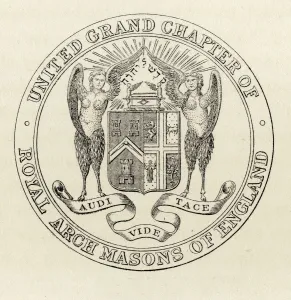 Seal of the United Grand Chapter of Royal Arch Masons of England, 1817, from The Seal of the United Grand Chapter of Royal Arch Masons of England, 1817, from The