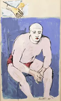 Seated Clown, 1929 (india ink and gouache on paper) Seated Clown, 1929 (india ink and gouache on paper)