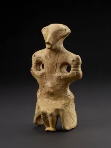 Seated Female Figurine, from Vinca, former Yugoslavia, 5th century BC (terracotta) Seated Female Figurine, from Vinca, former Yugoslavia, 5th century BC (terracotta)