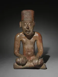 Seated Figure, Oaxaca, 300 BC-700 AD (ceramic) Seated Figure, Oaxaca, 300 BC-700 AD (ceramic)