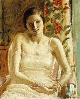 American Art Gallery: Seated Figure, (oil on canvas)