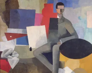The Seated Man, or The Architect (oil on canvas) The Seated Man, or The Architect (oil on canvas)