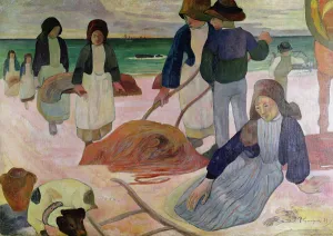 Seaweed Gatherers, 1889 (oil on canvas) Seaweed Gatherers, 1889 (oil on canvas)
