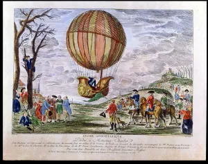 The Second Ascent in the Field of Nesle by Jacques Charles (1746-1823 The Second Ascent in the Field of Nesle by Jacques Charles (1746-1823