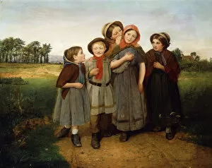 Images Dated 13th March 2012: The Secret, 1855 (oil on canvas)