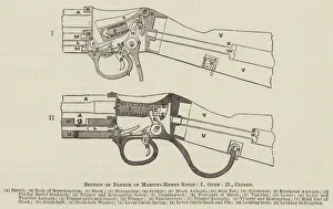 Section of Breech of Martini-Henry Rifle (engraving) Section of Breech of Martini-Henry Rifle (engraving)