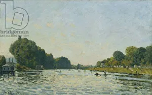 The Seine at Bougival; La Seine a Bougival, 1872 (oil on canvas) The Seine at Bougival; La Seine a Bougival, 1872 (oil on canvas)
