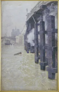 The Seine in December, 1893 (oil on canvas) The Seine in December, 1893 (oil on canvas)