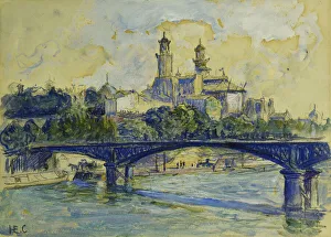The Seine in front of the Trocadero; La Seine devant Le Trocadero The Seine in front of the Trocadero; La Seine devant Le Trocadero