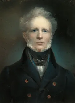 Self portrait, 1839 (pastel on paper) (pair to 780926) Self portrait, 1839 (pastel on paper) (pair to 780926)