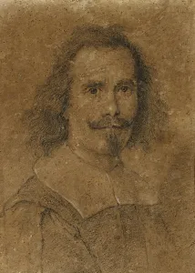 A Self-Portrait, (black, red and white chalk, traces of brown wash framing lines A Self-Portrait, (black, red and white chalk, traces of brown wash framing lines
