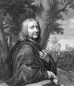 Self Portrait, engraved by Gerard Edelinck (litho) Self Portrait, engraved by Gerard Edelinck (litho)