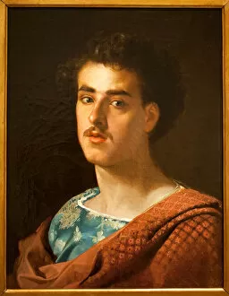 Self Portrait - Painting by Mariano Fortuny (1838-1874), Oil On Canvas, circa 1858 - National Museum of Arts of