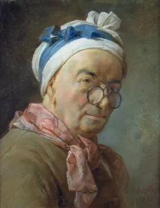 Self Portrait with Spectacles, 1771 (pastel on paper) Self Portrait with Spectacles, 1771 (pastel on paper)