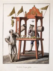 Seller of Iced Water; and Neopolitan Costume of the Wagon; Venditore d'Acqua Gelata Seller of Iced Water; and Neopolitan Costume of the Wagon; Venditore d'Acqua Gelata