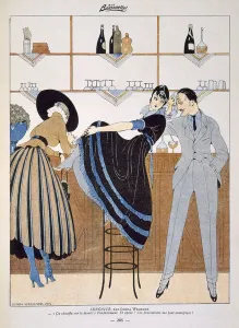 Serenity, from the weekly journal La Baionnette, 1915 (colour litho) Serenity, from the weekly journal La Baionnette, 1915 (colour litho)