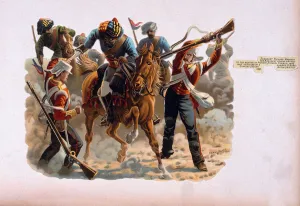 Sergeant Richard Wadeson, 75th Regiment, coming bravely to the rescue of Private Michael Sergeant Richard Wadeson, 75th Regiment, coming bravely to the rescue of Private Michael
