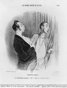 Series Les beaux jours de la vie, A new nobleman, plate 66, illustration Series Les beaux jours de la vie, A new nobleman, plate 66, illustration