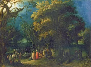 The Sermon of John the Baptist (oil on copper) The Sermon of John the Baptist (oil on copper)