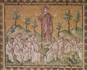 Sermon on the Mount, Scenes from the Life of Christ (mosaic) Sermon on the Mount, Scenes from the Life of Christ (mosaic)