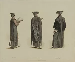 Bachelors Gallery: Servitor, Bachelor of Divinity, Collector, engraved by J. Agar, published in R