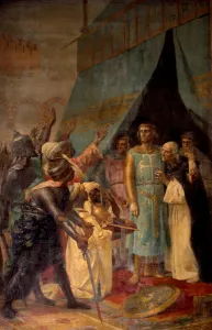 Seventh Crusade: King Louis IX (Saint Louis) (1214-1270) in Jerusalem Seventh Crusade: King Louis IX (Saint Louis) (1214-1270) in Jerusalem