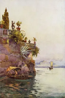Ella Du Cane Gallery: In the Shadow of the Terrace (colour litho)