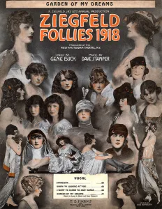 Sheet Music for Garden of my Dreams Ziegfeld Follies, 1918 (colour litho) Sheet Music for Garden of my Dreams Ziegfeld Follies, 1918 (colour litho)