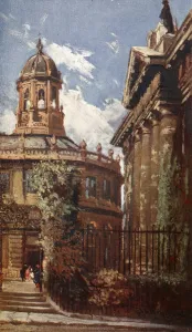 The Sheldonian Theatre and Old Clarendon Buildings, 1903 (colour litho) The Sheldonian Theatre and Old Clarendon Buildings, 1903 (colour litho)