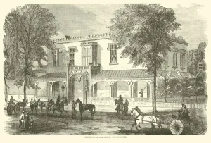 Sherman's Headquarters at Savannah, December 1864 (engraving) Sherman's Headquarters at Savannah, December 1864 (engraving)