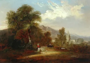 Shibden Valley, With Scout Hall (oil on canvas) Shibden Valley, With Scout Hall (oil on canvas)