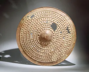 Shield, near Lough Gur, County Limerick, Late Bronze Age, c.700 BC (bronze) Shield, near Lough Gur, County Limerick, Late Bronze Age, c.700 BC (bronze)