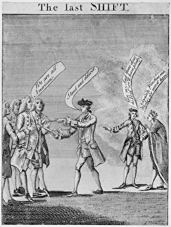 George Grenville Collection: The Last Shift, 1765 (etching)