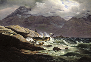 Shipwreck on the Norwegian Coast, 1831 (oil on canvas) Shipwreck on the Norwegian Coast, 1831 (oil on canvas)