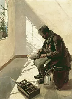 Gents Gallery: The shoemaker, 1894 (oil on canvas)
