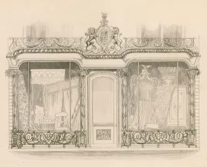 Shop front for Messrs Saunders and Woodley, Upholsterers, Regent Street Shop front for Messrs Saunders and Woodley, Upholsterers, Regent Street