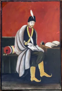 Shota Rustaveli (Rustveli) (1172-1216) par Pirosmani (Pirosmanashvili), Niko (1862-1918) Shota Rustaveli (Rustveli) (1172-1216) par Pirosmani (Pirosmanashvili), Niko (1862-1918)