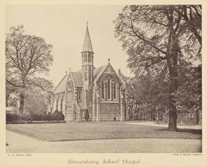 Shrewsbury School Chapel (b/w photo)