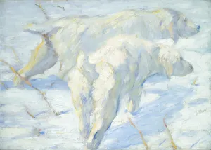 Siberian Dogs in the Snow, 1909-10 (oil on canvas) Siberian Dogs in the Snow, 1909-10 (oil on canvas)