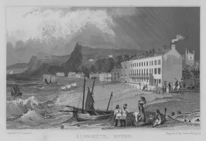 Sidmouth, Devon (engraving) Sidmouth, Devon (engraving)